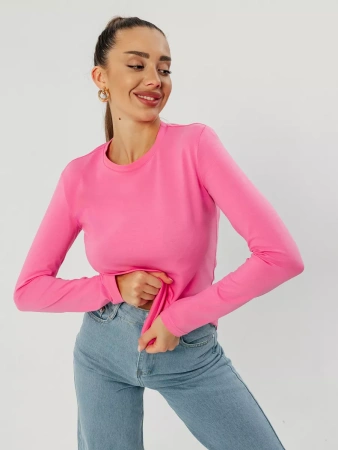 Лонгслив женский облегающий дк540