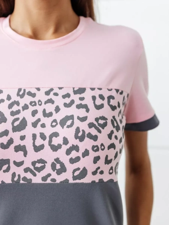 Футболка хлопок с принтом новогодняя больших размеров