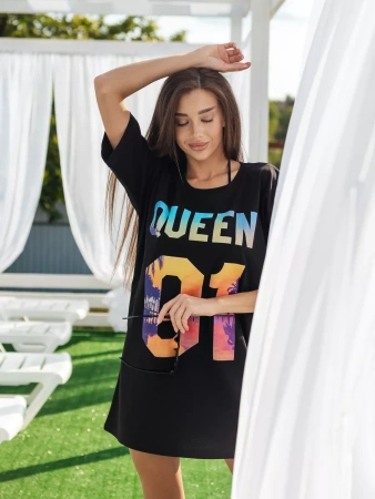 Туника платье домашнее повседневное больших размеров