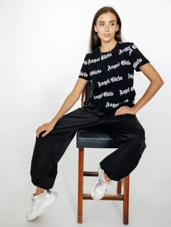 Футболка женская с принтом больших размеров ФК561