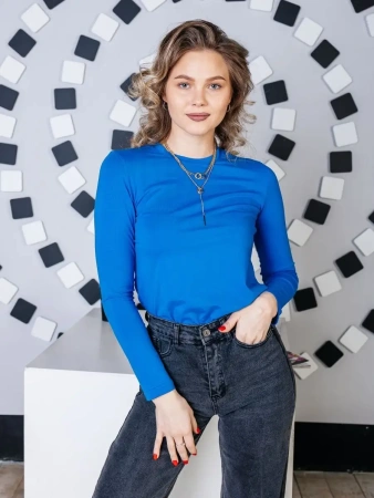 Лонгслив женский облегающий дк540