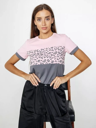 Футболка хлопок с принтом новогодняя больших размеров