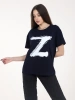 Футболка женская оверсайз с принтом Z
