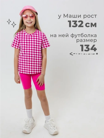 Футболка для девочки с принтом хлопок летняя пляжная