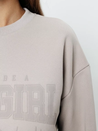 Свитшот женский толстовка больших размеров кофта ДФ579