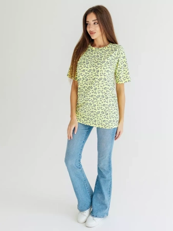 Футболка оверсайз с принтом большого размера