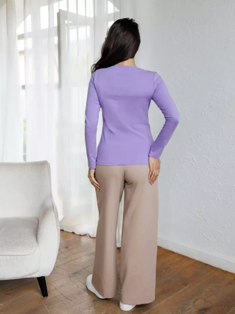 Лонгслив женский облегающий стильный дк540