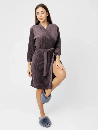 Халат женский домашний велюр
