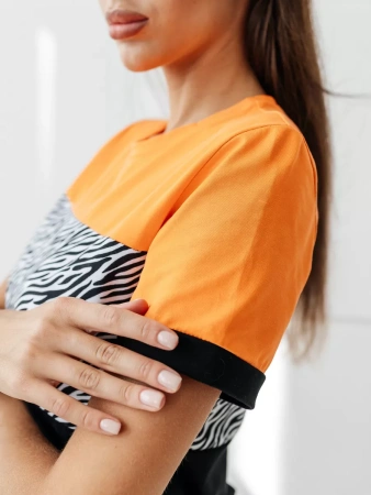 Футболка хлопок с принтом новогодняя больших размеров