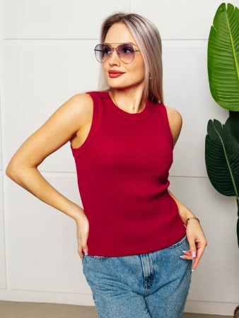 Топ под пиджак в рубчик спортивная майка МК558