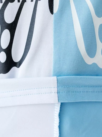 Футболка оверсайз с принтом новогодняя больших размеров