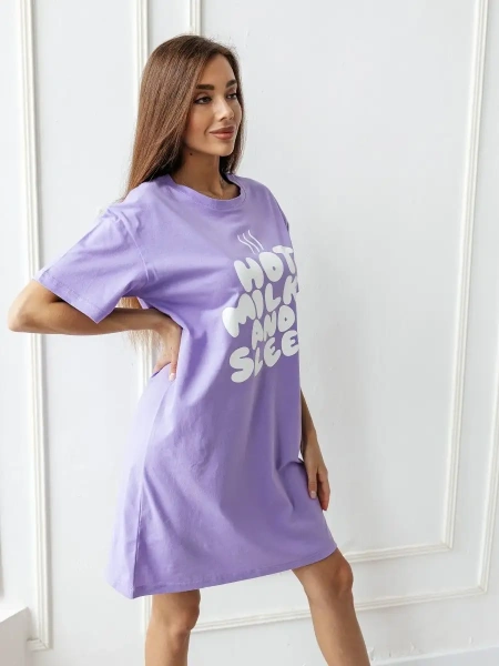 Ночнушка туника домашняя футболка длинная