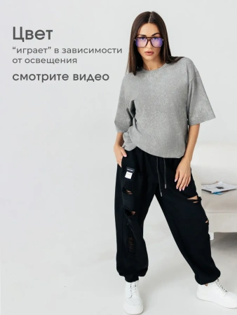 Футболка варенка оверсайз базовая