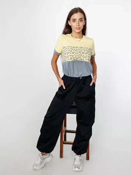 Футболка хлопок с принтом новогодняя больших размеров