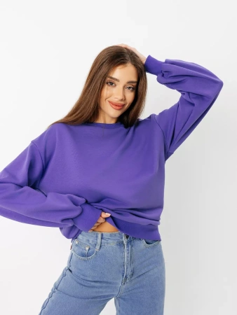 Свитшот женский оверсайз больших размеров ДФ545