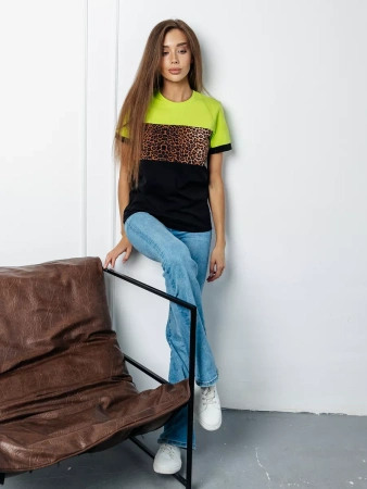 Футболка хлопок с принтом новогодняя больших размеров