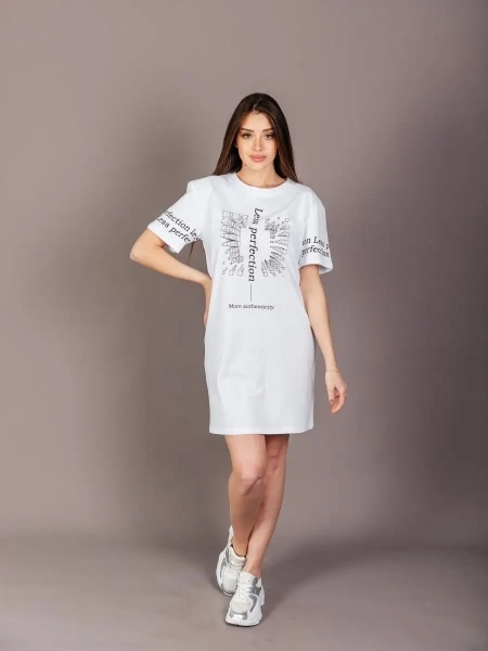 Туника платье домашнее оверсайз