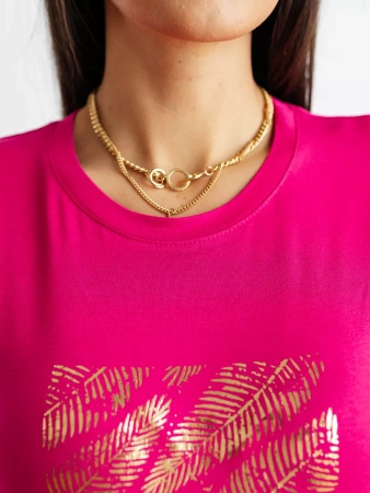 Футболка большого размера с принтом с надписью нарядная