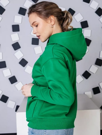 Однотонное худи с начесом