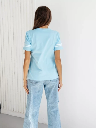 Футболка хлопок с принтом новогодняя больших размеров