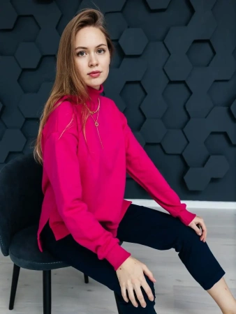 джемпер с горлом кофта больших размеров