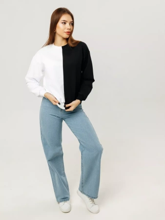 Свитшот женский толстовка больших размеров кофта ДФ581