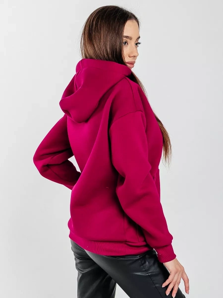 Однотонное худи с начесом
