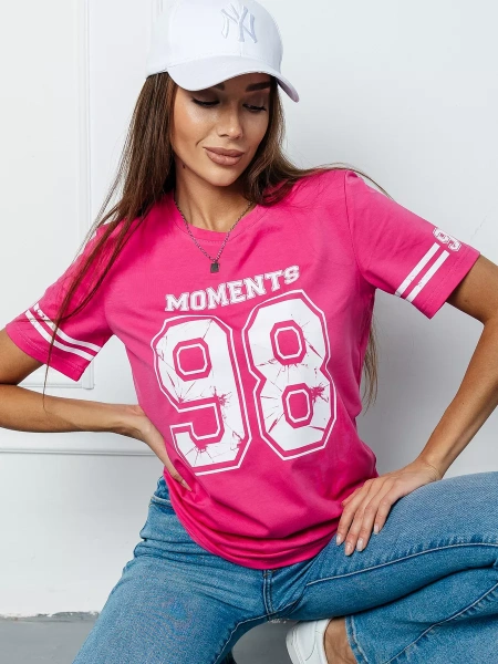 Футболка с принтом цифры больших размеров