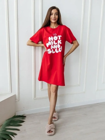 Ночная сорочка женская хлопок домашнее платье
