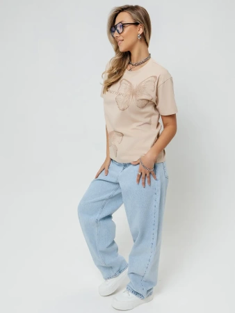 Футболка женская нарядная блузка больших размеров