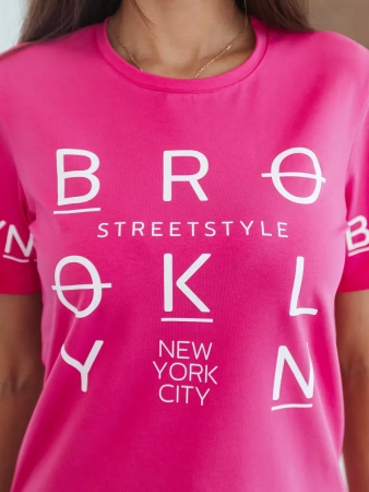 Футболка хлопок с принтом летняя больших размеров ФК562