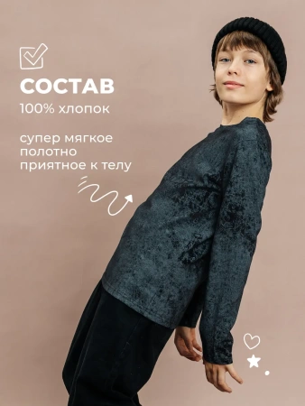 Лонгслив для мальчика подростковый варенка в школу