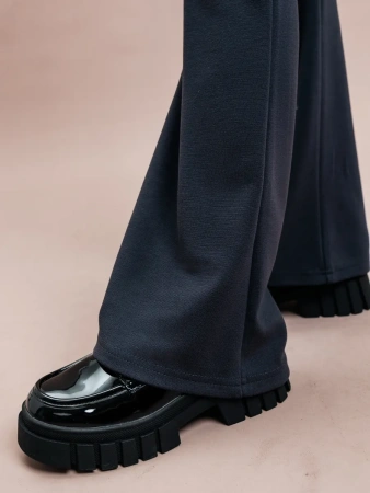 Брюки для девочки клеш школьные