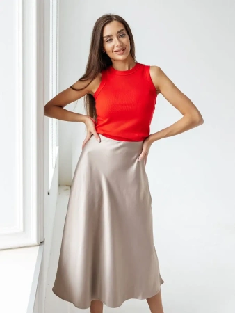 Топ под пиджак в рубчик спортивная майка