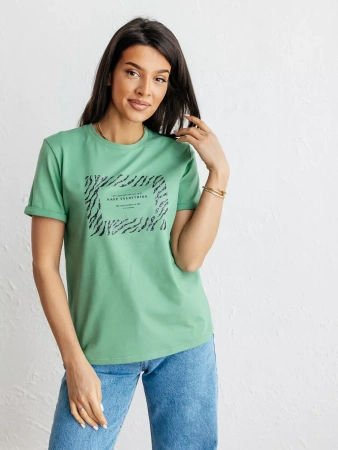 Футболка базовая хлопок с принтом больших размеров