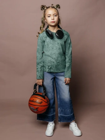 Лонгслив для девочки варенка