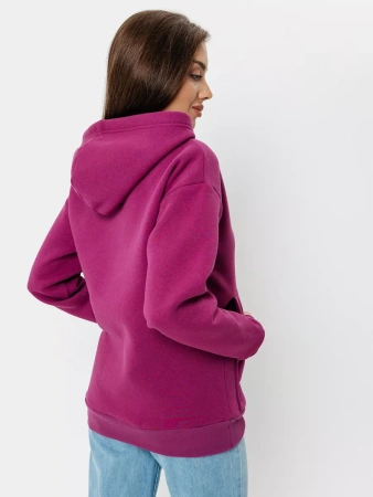 Однотонное худи с начесом