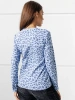 Лонгслив леопард женский облегающий с принтом дк571