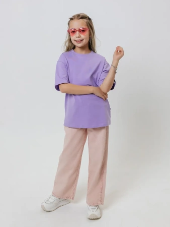 Футболка для девочки с принтом хлопок летняя пляжная