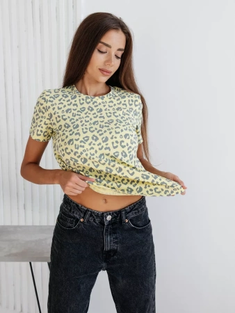 Футболка с принтом хлопок больших размеров новогодняя ФК561