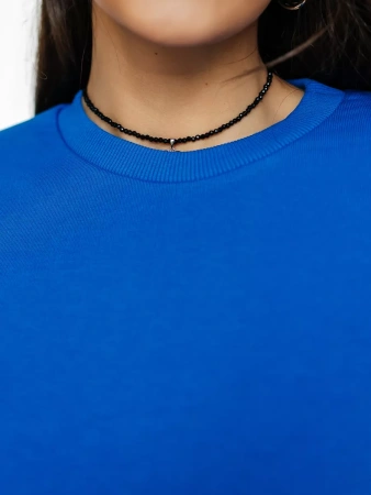 Свитшот женский оверсайз больших размеров ДФ545