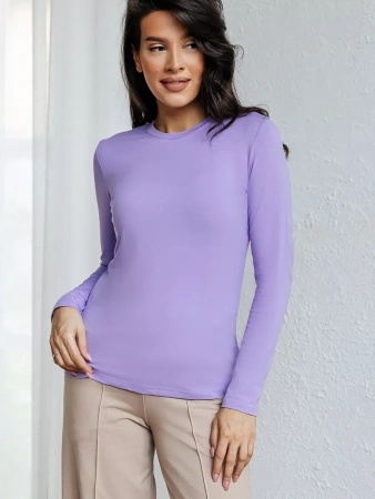 Лонгслив женский облегающий стильный дк540