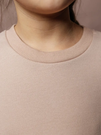 Свитшот детский базовый оверсайз теплый