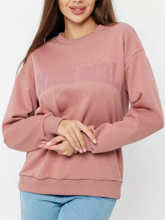 Свитшот женский толстовка больших размеров кофта ДФ579