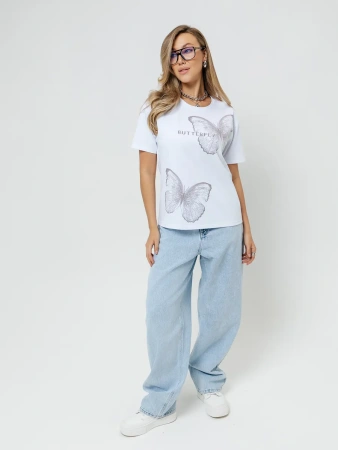 Футболка женская нарядная блузка больших размеров