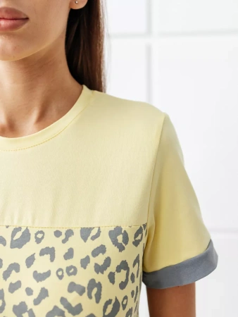 Футболка хлопок с принтом новогодняя больших размеров