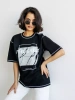 Футболка летняя оверсайз с принтом большие размеры