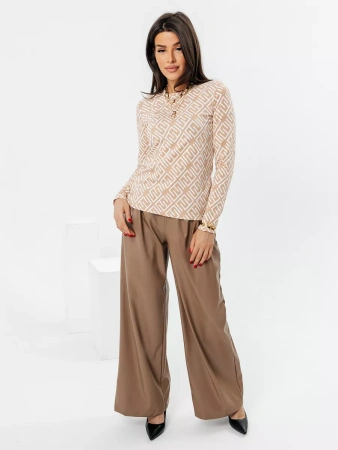 Лонгслив женский облегающий кофта с принтом дк571