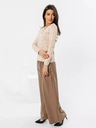 Лонгслив женский облегающий кофта с принтом дк571