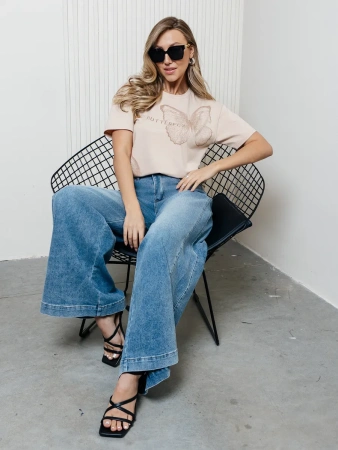 Футболка женская нарядная блузка больших размеров